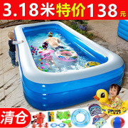 儿童游泳池充气加厚家用室内小孩，超大户外大型水池婴儿家庭洗澡池