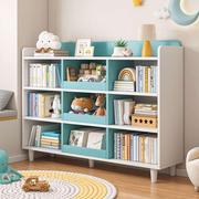 简易矮书柜落地家用客厅阅读置物储物柜儿童书架玩具二合一收纳架