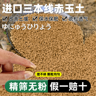日本进口赤玉土三本线多肉，颗粒土盆景，专用爬宠铺面硬质营养土