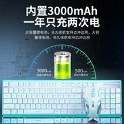 联想拯救者Y9000P适用电脑外接无线键盘超薄无声鼠标套装可充电静