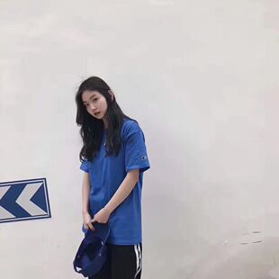 美版多色champion basic logo tee 短袖打底T恤 T425