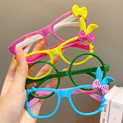 儿童眼镜框无镜片玩具眼镜凹造型配饰宝宝小孩女童男童女孩眼镜架