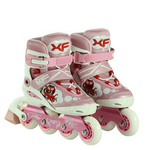 雄风A3 溜冰鞋儿童套装 轮滑鞋 旱冰鞋 921可调 儿童全套装