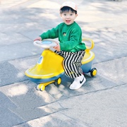 babygo扭扭车儿童溜溜车，大人可坐万向轮防侧翻，1岁宝宝玩具摇摆车