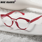 欧美tr90防蓝光眼镜，弹簧脚平光镜，光学架彩色眼镜框可配近视