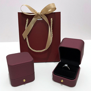 高档首饰盒结婚戒指项链手链，手镯饰品盒，耳钉耳环包装盒吊坠礼物盒
