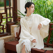 新中式女装旗袍加绒冬装，2023年汉元素改良连衣裙