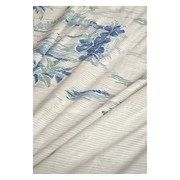 日本全真丝绢丝椰树图案，大定位面料长2米宽1.3米