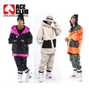 ace雪具w2388limited韩国滑雪服，单板男防风水两面穿女开衫grory