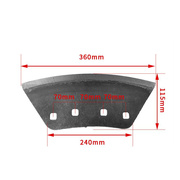 斧型梯形三孔四孔青贮机2.5t3t6t四达，大型铡草配件锰钢铡草机片