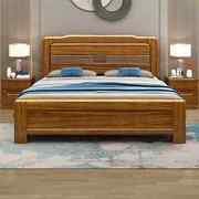 乌金木床全实木1.8米双人床，现代中式储物大床1.5米主卧室高箱婚床