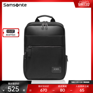 Samsonite/新秀丽双肩包男 大容量休闲书包14寸商务电脑背包TT0