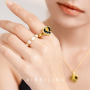 玫瑰人生系列925纯银玫瑰花，戒指女原创设计淡水珍珠食指指环