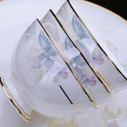 景德镇陶瓷器餐具骨瓷碗盘碗碟套装60头中式家用结婚喜庆