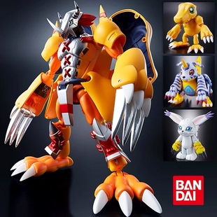 日本万代模型数码宝贝可变形万代玩具关节可动玩偶战斗暴龙兽手办