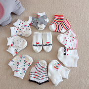 新生儿袜子秋冬季加厚加绒保暖纯棉男女宝宝0-3个月婴儿毛圈巾袜