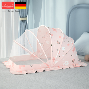 婴儿蚊帐罩可折叠宝宝婴儿床，全罩式通用防蚊罩儿童蒙古包专用蚊帐
