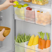 多功能冰箱侧门收纳盒分格，整理盒厨房分类储物盒食品级冷藏保鲜盒