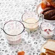 牛奶杯家用带刻度耐热玻璃杯子微波炉加热儿童早餐杯烘焙量杯
