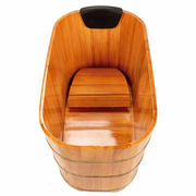创榜橡木浴桶泡泡澡桶木桶橡木橡木实木木桶浴桶小户型专用橡木泡