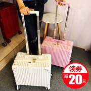 复古小型行李箱男女拉杆箱，韩版旅行箱万向轮，密码箱18寸登机箱迷你