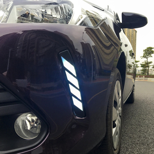 适用于2016-20款丰田威驰FS日间行车灯雾灯总成改装流光水转向灯