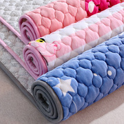 冬季牛奶绒床垫垫褥软垫家用加厚宿舍学生单人毛毯垫被床褥子铺底