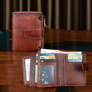 hg真皮短款男士钱包，2022大容量卡包一体多功能，皮夹钱夹驾驶证