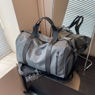 旅行包男款大容量手提包女士短期出差装衣服行李包干湿分离健身包