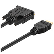 HDMI转DVI（24+1）双向转换线电脑电视连接投影线PS3/4游戏机2M米