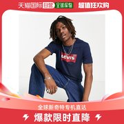 香港直邮潮奢 Levi'S 男士Levi's 蝙蝠袖T恤(海军蓝)