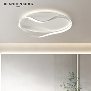 极简线条吸顶灯现代简约创意，高级设计感灯具，北欧高端卧室主灯