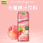 台湾国民味队水蜜桃汁，饮料500ml*6瓶解腻解渴风味果汁饮料