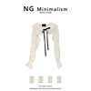 NG Minimalism女装夏季白色防晒小披肩女长袖衬衫外搭薄款潮