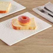 创意盘子菜盘陶瓷餐具平盘蛋糕，家用菜盘子陶瓷寿司盘子长方形盘