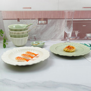 景德镇陶瓷盘子菜盘家用2023高级感轻奢创意网红好看的菜碟子