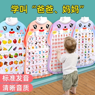 看图识字识物宝宝儿童，玩具认知语音启蒙早教墙贴发声有声挂图2岁