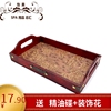 美容院托盘精油碟碗产品，调配加厚木制spa，专用大号复古专用工具