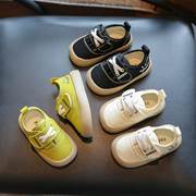 婴幼儿鞋子女宝宝帆布鞋儿童学步鞋春季男童软底布鞋1-3岁秋