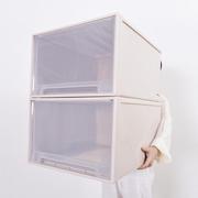 收纳箱抽屉式塑料透明储物柜子衣服内衣衣物整理箱衣橱衣柜收纳盒