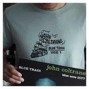 今吉社BlueTrain印花男款T恤原创设计纯棉短袖爵士乐JohnColtrane