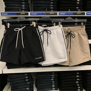 CK Calvin Klein 男士夏季串标时尚舒适休闲短裤沙滩裤泳裤