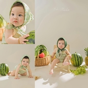 儿童摄影服装开荤仪式蔬菜，水果道具宝宝百天照，周岁照拍照服装