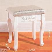 欧式凳子仿实木，化妆凳美式梳妆凳梳妆台，椅子白色卧室现代简约