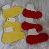 6双本命年大红色糖果袜子结婚庆，金黄色袜底女船袜，防滑隐形短丝袜