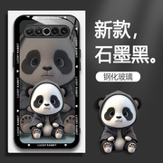 meizu魅族17pro手机壳的熊猫手机套保护套，防摔软壳硅胶玻璃男女款网红可爱情侣卡通超薄全包个性潮