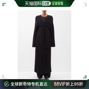 香港直邮潮奢raey女士束带罗纹针织羊绒，长款针织开衫