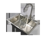 304不锈钢洗手盆厨房阳台，洗菜盆单盆小水槽水池，水盆单槽台上下盘