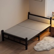铁艺床1.8米双人折叠床现代简约铁床加固单人1.5米成人网红铁架床