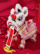 中国提线木偶玩具民间传统手工醒狮木偶儿童春节新年礼物国风舞狮